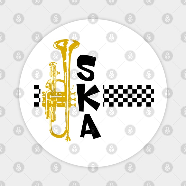 Ska Trumpet Magnet by VinagreShop